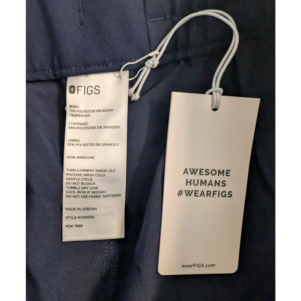 Figs blue scrub